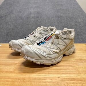 SALOMON XT 6 Advanced 'White Lunar Rock' L41252900 Women's Size 7.5 Hiking